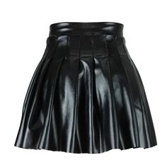 Experience the ultimate style and quality with our Pleated Leather Mini Skirt - the perfect addition to any fashion-forward wardrobe. Elevate your look with this must-have piece that features a flared design, making it a versatile and timeless choice for girls of all ages. Don't miss out on this essential piece! Indulge in luxury and sophistication with our Pleated Leather Mini Skirt - a must-have for every fashionista's wardrobe. The flared design offers endless styling possibilities, ensuring Pleated Leather Mini Skirt, Flared Skirts, Pu Leather Skirt, Leather Pleated Skirt, Leather Skirts, Mode Casual, Leather Mini Skirt, Leather Mini Skirts, Pleated Mini Skirt