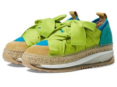 Free People Chapmin Espadrille Sneaker - Women's Shoes : Lime : The Free People Chapmin Espadrille Sneakers are a perfect mesh of sporty and boho-chic style with its suede and textile upper featuring a multilayered outsole and jute trim detailing. Ribbon lace-up closure with a back pull tab. Leather and textile lining on a cushioned footbed. Sawtooth rubber outsole. Made in Spain. Measurements: Weight: 1 lb 2 oz Platform Height: 1 1 4 in Product measurements were taken using size EU 39 (US Women Fils Shoes Outfit Women, Green Outdoor Sneakers For Spring, Green Textile Sneakers For Spring, Outdoor Spring Sneakers With Laces, Spring Outdoor Sneakers With Textured Sole, Sporty Beach Sneakers, Spring Outdoor Textile Sneakers, Summer Mesh Sneakers With Textured Sole, Green Mesh Sneakers For Spring