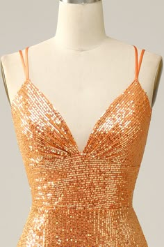 Fabric : Sequins. The fabric is high quality and comfortable for skin.   Package Contents : 1x Women Dress.   Occasion : Whether you are dressing it for a wedding party, prom, evening party or any other occasions, this party dress will be your lovely partner. Orange Prom Dress Long, Prom Dress Orange, Backless Mermaid Prom Dresses, Orange Prom Dresses, Sparkly Prom Dresses, Mermaid Evening Dress, Floral Prom Dresses, Mermaid Prom Dress, Spaghetti Strap Prom Dress