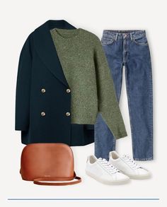 Looks Jeans, Streetwear Mode, Paris Mode, Mode Casual, Stylish Work Outfits, Autumn Outfit, Inspiration Mode