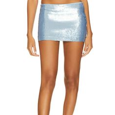 Guizio Low Rise Sequins Mini Skirt Blue Mini Skirt, Velvet Mini Skirt, Flounce Skirt, Distressed Denim Skirt, Black And White Skirt, Sequin Mini Skirts, Stretch Skirt, Slip Skirt, Skirt Leather