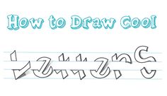 how to draw cool numbers for kids with easy step by step drawing instructions and pictures