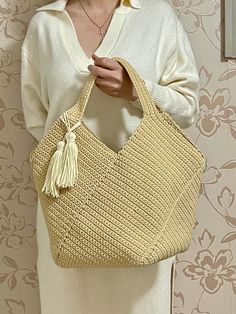 Thank you for your interest in my crochet tote bag. The crochet shoulder bag will be a stylish and practical addition to any outfit! Elevate your fashion game with our  puzzle bag. This customized beach bag is perfect for a day at the beach or a casual outing. ❤️ Bag can be personalised with hand embroidery, it costs a little more but you will have your one and only bag!  ✨ Unique design: Each bag is handcrafted using high-quality yarn, giving it an exclusive look. You are sure to catch the atte Puzzle Bag, Crochet Shoulder Bag, Crochet Tote Bag, Crochet Tote, Beach Bag, Fashion Games, Hand Embroidery, Unique Designs, Yarn