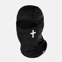 Faith Cross Black Loose-fitting Shiesty Mask – SLEEFS Winter Windproof Nylon Activewear, Black Sweat-resistant Outdoor Activewear, Black Breathable Practical Activewear, Practical Black Breathable Activewear, Practical Black Activewear For Training, Black Compression Activewear For Winter, Black Hooded Nylon Activewear, Black Nylon Hooded Activewear, Black Techwear Activewear For Outdoor