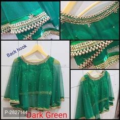 Designer Shrug, Green Poncho, Buy Blouse, Stitched Saree, Party Blouse, Indian Party, Indian Party Wear, Simple Sarees, Dress Embroidery