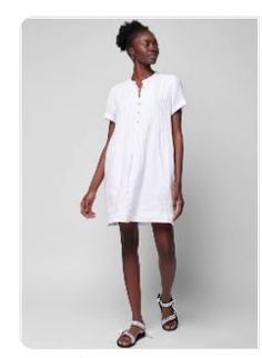 Gorgeous summer dress white linen Neutral Dresses, Flattering Dress, Kids Blankets, The Perfect Day, Slim Shorts, Flattering Dresses, Linen Shop, Day Dress, Linen Women