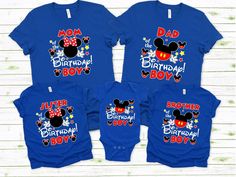 Birthday Boy Matching Shirts, Disney Family Matching Tshirts,mickey And Minnie, Disney Birthday Shirt Mickey Mouse 1st Birthday Shirt Family, Family Matching Mickey Mouse Crew Neck T-shirt, Mickey Mouse Crew Neck Top For Birthday, Mickey Mouse Crew Neck T-shirt For Birthdays, Mickey Mouse Crew Neck T-shirt For Birthday, Disney Crew Neck Top For Birthday, Disney Mickey Mouse Tops For Birthday, Disney Birthday Shirt, Mickey Mouse 1st Birthday