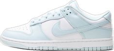 Retro Basketball Shoes, Retro Basketball, Lit Shoes, White Nike, Blue Nike, Blue Sneakers, Nike Dunk Low, Dunk Low, Nike Dunk