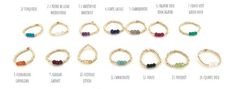 Tiny and minimalist stackable rings with semi-precious and precious gemstones featuring three gemstones beads and gold-filled beads. Very playful and versatile as you can mix and match several shades together and create your own unique combination. You can stack up to 4 rings together.Available gemstones are : Turquoise, Amethyst, Lapis Lazuli, Emerald, Ruby, Sapphire, Citrin, Carnelian, Rose Quartz, Clear Quartz, Peridot, Onyx, Garnet.Each ring features 3 faceted gemstones beads and gold filled Spiritual Birthstone Rings For Everyday, Spiritual Birthstone Rings, Everyday Spiritual Birthstone Rings, Dainty Adjustable Stackable Rings For Everyday, Dainty Adjustable Midi Rings For Everyday, Adjustable Dainty Stackable Rings For Everyday, Adjustable Toe Ring For Everyday Wear, Minimalist Natural Stones Crystal Promise Ring, Everyday Birthstone Ring Jewelry