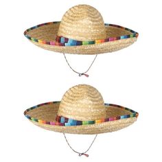 18" Wide Mexican Sombrero Hat - Perfect for Fiesta Cinco De Mayo - Mexican Theme Party Decorations Favors FEATURES: *MEXICAN STRAW SOMBRERO Made of 100% natural straw. The solid straw and compact weaving keep it from deforming. You can put it in your bag without worries about hat shape distortion. *CINCO DE MAYO This impressive sombrero emanates a genuine Mexican style that's ideal for a variety of occasions such as Mexican-themed parties, Fiestas, or even casual family taco dinners. You can eve Taco Dinners, Mariachi Costume, Mexican Theme Party, Mexican Sombrero Hat, Mexican Theme Party Decorations, Fiesta Party Supplies, Mexican Sombrero, Sombrero Hat, Mexican Serapes