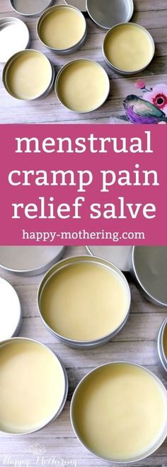 Are you looking for a natural remedy for menstrual cramps? This DIY Women's Monthly Menstrual Pain Relief Salve is all natural and it works great! Pain Relief Salve, Cramp Remedies, Menstrual Pain Relief, Natural Headache, Salve Recipes, Menstrual Pain, Natural Healing Remedies, Diy Remedies, Menstrual Cramps