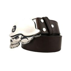 impose yourself with this special ww2 german skull belt buckle, forms, and symmetrically designed especially for a pleasant view effect. ideal for rock and roll style. Aggressive Style: Belt for real dissident skull fans! Perfect for Metal, Rock, ... Adjustable Length: the belt can be very easily shortened by following the tutorial. DRILLING INCLUDED: drill offered with the belt to perfectly close the rounded claw buckle. Materials: Zinc alloy buckle | PU Leather Strap. Buckle Size: 8cm x 8cm (3 Rock And Roll Style, Skull Belt Buckle, Skull Belt, Biker Clubs, Alt Clothes, Rock N Roll Style, Military Hat, Beautiful Belts, Ladies And Gentlemen