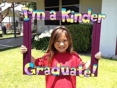 Kindergarten Graduation Party, Kindergarten Party, Graduation Photo Booth, Kind Photo, Graduation Pics, Kids Graduation, Kindergarten Fun