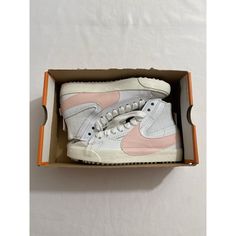 New With Box Without A Lid Women’s Size 6 White , Pink Nike Blazer Mid ‘77 Jumbo Basketball Shoes Dq1471 101 100% Authentic Nike Blazer Mid 77 Jumbo, Nike Blazer Mid 77, Nike Blazer Mid, Nike Blazers Mid, Pink Nike, Pink Nikes, Blazer Mid, Nike Blazer, New Woman