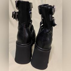 lamoda | Shoes | Lamoda Chunky Shoes | Poshmark Chunky Shoes, Shoes Brand, Shoe Brands, Bootie Boots, Ankle Boots, Brand New, Boots, Women Shopping, Black