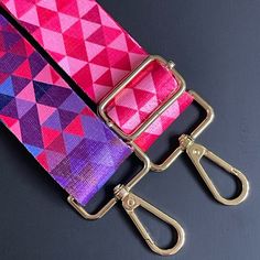 Adjustable & Detachable Wide Crossbody Bag Strap, Replacement Handbag Strap, Guitar Strap Color: Hot Pink, Blues, Purples Goldtone Hardware Size: Adjusts From Aprx 28”-51” 1.5” Wide Smooth Feel Hooks Swivel 360 Degrees Measurements Are Approximate Other Uses: Crossbody Bags, Camera Bag, Guitar Strap, Duffle Bags, Diaper Bags, Gym Bags, Backpacks And More {Lb3} Trendy Adjustable Pink Bag Strap, Pink Adjustable Detachable Bag Strap, Pink Adjustable Shoulder Bag For Daily Use, Trendy Pink Bag Strap For Daily Use, Trendy Pink Adjustable Bag Strap, Pink Rectangular Bag With Strap, Pink Adjustable Bag, Pink Detachable Adjustable Bag Strap, Trendy Pink Bag With Strap