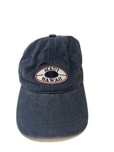 Maui Hawaii Hat Cap Unisex Cotton Blue Aloha Brand. Condition is "Pre-owned". Shipped with USPS Priority Mail. Surf Cafe, Maui Hawaii, Hat Cap, Maui, Priority Mail, Hawaii, Baseball Hats, Cafe, Hats