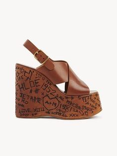 Chloe Outfit, Sandals Collection, Wedge Sandal, Shopping List, Order Online, Wedge Sandals, Chloe, High Heels, Wedges