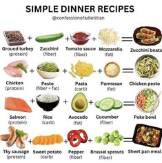 Salmon With Quinoa, Steak And Fries, Simple Dinner Recipes, Simple Dinner, Healthy Food Dishes, Snacks Saludables