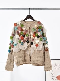 Shipping: Worldwide Express Shipping AvailableDelivery time: 7-15Days Fast ShippingReturns: Fast refund, 100% Money Back Guarantee. Spring Patchwork Long Sleeve Cardigan, Long Sleeve Floral Embroidered Cardigan For Spring, Spring Floral Embroidered Long Sleeve Cardigan, Bohemian Floral Print Winter Cardigan, Beige Patchwork Sweater For Spring, Beige Cardigan With Floral Embroidery For Fall, Spring Outerwear With Floral Applique And Long Sleeve, Beige Embroidered Cardigan, Cream Floral Embroidery Cardigan For Spring