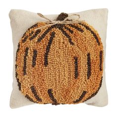 PRICES MAY VARY. 50% Cotton, 36% Polyester, 14% Rayon Add this pumpkin mini hooked pillow to your favorite chair. The canvas pillow features a hooked wool applique. The background of this pillow is tan. The pillow features a orange pumpkin wool applique in the center. Pair with our other mini hooked pillows for a complete set. Fall Accent Pillows, Pie Pumpkin, Hooked Pillow, Fall Accents, Plaid Throw Pillows, Pumpkin Pillows, Vintage Medallion, Hooked Wool, Stacked Pumpkins