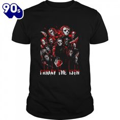 Horror Movies Characters Friday The 3th Halloween Shirts This versatile T-shirt is perfect for everyone, combining style and comfort. Made from soft, high-quality fabric, it features a classic fit that suits any body type. Ideal for casual wear or layering, this T-shirt comes in a variety of colors to match any wardrobe. Its durable construction ensures long-lasting wear, making it a staple piece for both men and women Photos Of Horror Movies Characters Friday The 3th Halloween Shirts Product de Fall Pop Culture T-shirt With Character Print, Fall Season Pop Culture T-shirt With Character Print, Horror Movies Characters, Movies Characters, One Piece Cartoon, Horror Movie Characters, Halloween Shirts, Movie Characters, Staple Pieces