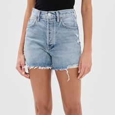 Agolde High Rise Dee Short. Style: A9034-1141 Cut: 60102 Perfect Condition! Agolde Shorts, High Rise Shorts, Jean Shorts, High Waist, Color Blue, High Rise, High Waisted, Womens Shorts, Brand New