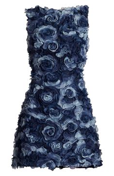 Approach the evening in full flower wearing this rose-covered dress rendered in shades of deep blue. 36" length Hidden back-zip closure Jewel neck Sleeveless Lined 100% polyester Dry clean Imported Estilo Ivy League, Floral Cocktails, Floral Cocktail Dress, Tadashi Shoji, Looks Style, Floral Mini Dress, Flower Dresses, Fancy Dresses, Nordstrom Dresses