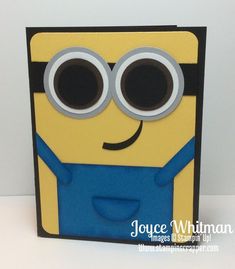 a card made to look like a minion