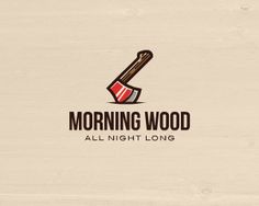 the logo for morning wood all night long