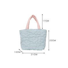 SPECIFICATIONSStyle: CasualSize: 21*10*20cm/8.2*3.9*7.8inch(Manual measurement, may be 1-3cm error)Shape: SatchelsProducts include: 1* HandbagProduct: HandbagPattern Type: SolidOrigin: CN(Origin)Occasion: VersatileOccasion: Dating, School, Travel, Work, DailyMain Material: PolyesterLining Material: CanvasInterior: Cell Phone PocketHardness: SoftGender: UnisexFunction: Make up, Umbrella,Sunglasses, Mobile Phone, Sundry StorageDecoration: FlowersColour: Pink,Yellow,Blue,CoffeeClosure Type: OPENDes Portable Blue Square Bag, Blue Square Portable Bag, Casual Light Blue Shoulder Bag With Large Capacity, Spring Large Capacity Blue Shoulder Bag, Trendy Blue Shoulder Bag For Gift, Light Blue Rectangular Bag With Adjustable Strap, Cute Portable Blue Bag, Light Blue Large Capacity Shoulder Bag, Light Blue Rectangular Bag With Large Capacity