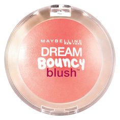 Description: Dream bouncy blush's unique bouncy texture gives you the freshest flush ever the revolutionary powder-gel formula is lightweight like a powder, yet it melts seamlessly into skin like a cream, for a sheer wash of bouncy fresh color that lasts. Powder-Gel blush. Feels lightweight like a powder, melts into skin like a cream. Bouncy fresh color that lasts Ingredients: Talc, Dimethicone, Hydrogenated C6-14 Olefin Polymers, Diisostearyl Malate, Paraffinum Liquidum/Mineral Oil/Huile Minera