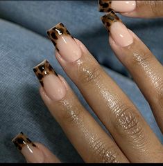 Cheetah Nail Designs, Cheetah Print Nails, Cheetah Nails, Leopard Print Nails, Nagel Tips, Girly Acrylic Nails, Print Nails, Leopard Nails, Unique Acrylic Nails