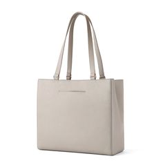 The Allyn Tote is a leather tote that instantly elevates your style and provides every function you need in a sophisticated work tote. Timeless Square Everyday Bag, Timeless Square Everyday Bags, Everyday Square Timeless Bags, Workwear Tote Box Bag With Removable Pouch, Square Work Bags With Removable Pouch, Timeless Tote Bag For Work, Timeless Workwear Tote Bag, Elegant Beige Laptop Bag For Everyday Use, Timeless Tote Box Bag For Daily Use