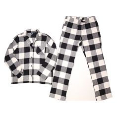 Old Navy Printed Flannel Pajama Set Black White Plaid Checker Cotton Womens L T Womens Size Large Tall. 100% Cotton Just In Time For The Holidays, Get Your Whole Fam Together For A Jam Session With Our Matching Jingle Jammies Two-Piece Set Includes Flannel Pajama Top And Matching Pajama Pants. Open Neck, With Spread Collar And Notched Lapel. Long Sleeves. Four-Button Front. Patch Pocket At Left Side Of Chest. Vented Sides At Hem. Matching Pajama Pants Have Elasticized Waistband, Adjustable Draws Thermal Pajamas, Matching Pajama, Jam Session, Black Lounge, Flannel Pajama Pants, Flannel Pajama Sets, Red Plaid Flannel, Open Neck, Flannel Pajamas