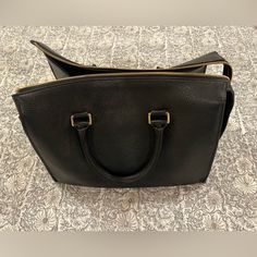 Clare V Sandrine Satchel Bag - Leather Black Gravel; In Excellent Used Condition. Only Used A Few Times. Discontinued Bag. No Stains Or Scratches. Dimensions - 13l X 10h X 7.5d Comes With Dust Bag. Elegant Black Briefcase With Gold-tone Hardware, Evening Black Briefcase With Gold-tone Hardware, Chic Formal Bag With Zipper Closure, Elegant Formal Briefcase With Zipper Closure, Elegant Black Briefcase With Zipper Closure, Chic Black Briefcase For Formal Occasions, Chic Black Formal Briefcase, Elegant Formal Bags With Zipper Closure, Formal Briefcase Tote With Gold-tone Hardware