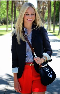 Clothing Preppy, Nautical Outfits, Preppy Women, Mode Tips, Prep Style, Classy Girl, Estilo Preppy, Preppy Summer, Nautical Fashion