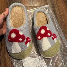 New And Never Worn Mushroom Slippers Size 6 If You Bundle Two Items You Can Choose One More Item For Free . The Cheapest Item Is The Free One Mushroom Slippers, Home Slippers, Choose One, House Slippers, Stuffed Mushrooms, Slippers, For Free, Size 6, Women Shoes