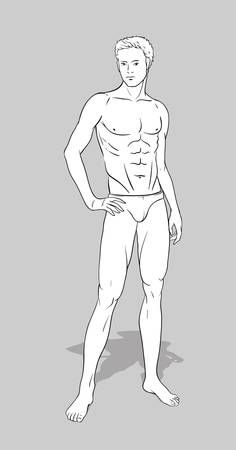 Man Sketch Pose, Men Croquis, Fashion Illustration Template, Fashion Sketches Men, Fashion Model Drawing, Fashion Illustration Poses, Fashion Model Sketch, Fashion Illustration Tutorial, Fashion Figure Drawing