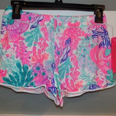 Lilly Pulitzer Seaside Carnivale Pj Knit Shorts Size Xxs Women's New Stretch Summer Pajama Shorts For Sleepover, Stretch Pajama Shorts For Summer Sleepover, Multicolor Pajama Shorts For Beach Season Loungewear, Multicolor Stretch Pajama Shorts For Loungewear, Spring Stretch Shorts For Sleepover, Stretch Shorts For Sleepover In Spring, Stretch Shorts For Sleepovers In Spring, White Stretch Pajama Shorts For Beach, Multicolor Stretch Pajama Shorts For Spring