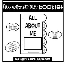 an all about me booklet for students to use