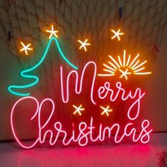 Merry Christmas Neon Sign - Red20 inches Christmas Neon Sign, Mood Lights, Acrylic Board, Holiday Mood, Sign Lighting, Custom Neon, Custom Neon Signs, Led Neon Signs, Led Neon