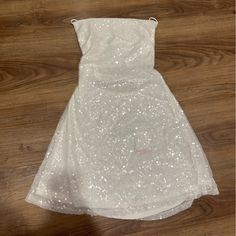 Beginning Boutique White Sequin Dress. Open Back With Tie. Never Worn With Tags. Disco Dresses, White Sequin Dress, Disco Dress, Dress Open Back, Beginning Boutique, Boutique Dresses, Sequin Dress, Open Back, Dream Wedding