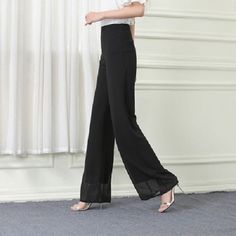 The Women's Wide Leg Summer Pants is exactly how style is defined. These fun high-waisted pants are versatile pants for women that can Take Your Style To The Next Level. If you want to break from your usual go-to styles this summer season then wide-leg pants will offer you a ton of options. It allows you to amplify your casual style preferences. Available in a range of sizes from petite to plus, these casual pants are trendy trousers for all occasions. Beautifully designed wide-leg pants that pu Trendy Baggy High-waisted Pants, High Waist Solid Color Pants For Summer, Summer Stretch Dress Pants In Solid Color, Stretch Dress Pants For Summer, Trendy Baggy Solid Color Wide Leg Pants, Versatile High Waist Wide Leg Spring Pants, Versatile High-waist Wide Leg Spring Pants, Versatile High Waist Wide Leg Pants For Spring, Stretch Solid Color Summer Dress Pants