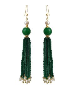 Handmade Blackish Green 14K Gold Pearl Dry Green Glass Beads Drop EarringsMade of fine 14K Gold Pearl Dry Green Glass Beads.Measurement: 10cm/3.9" * 1.2cm/0.468". Matches easily with daily hairstyle, dresses & Shirts Elegant Beaded Earrings With Dangling Beads For Festive Occasions, Elegant Polished Beads Earrings For Party, Festive Earrings With Gold Beads, Elegant Party Earrings With Polished Beads, Elegant Beaded Danglers For Party, Festive Beaded Dangle Pearl Earrings, Elegant Beaded Chandelier Earrings For Festive Occasions, Elegant Hand-strung Beads For Party, Elegant Beaded Danglers For Celebration