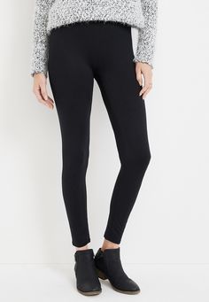 Black High Rise Ultra Soft Legging Comfort Stretch Elastane Leggings, Trendy Comfort Stretch Leggings, Trendy Comfort Stretch Elastane Leggings, Elastic Elastane Leggings, Trendy Elastane Leggings, Versatile Solid Stretch Leggings, Tight Elastane Leggings For Work, Form-fitting Elastane Leggings For Work, Spring Tight Elastane Leggings