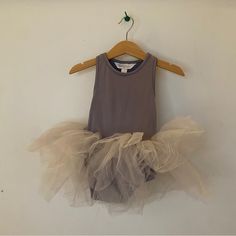 Stretch Racerback Tutu Dress Brand New- Never Worn! Dusty Purple, Dress Dusty, Purple Gray, Tutu Dress, Purple Grey, Grey Color, Kids' Dresses, Dress Brands, Gray Color