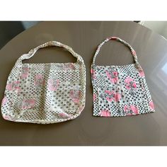 Lot Of 2 Free People Boho Floral Gauze Reusable Sling Tote Bags Slightly Different Colors- See Photos New, Unused Condition. Cream With Pink Floral And Polka Dot And Star Pattern. Lightweight Semi-Sheer Fabric See Photos For Measurements Casual Pink Reusable Bag, Pink Reversible Shoulder Bag For Shopping, Pink Reusable Beach Bag, Pink Reusable Bag For Everyday Use, Everyday Reusable Pink Bag, Pink Reusable Everyday Bags, Everyday Reusable Pink Bags, Pink Everyday Reusable Bags, Everyday Reversible Pink Shoulder Bag