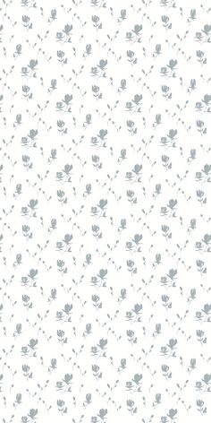 a white and gray wallpaper with flowers on it