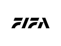 the word fila is written in black and white letters on a white background with an arrow